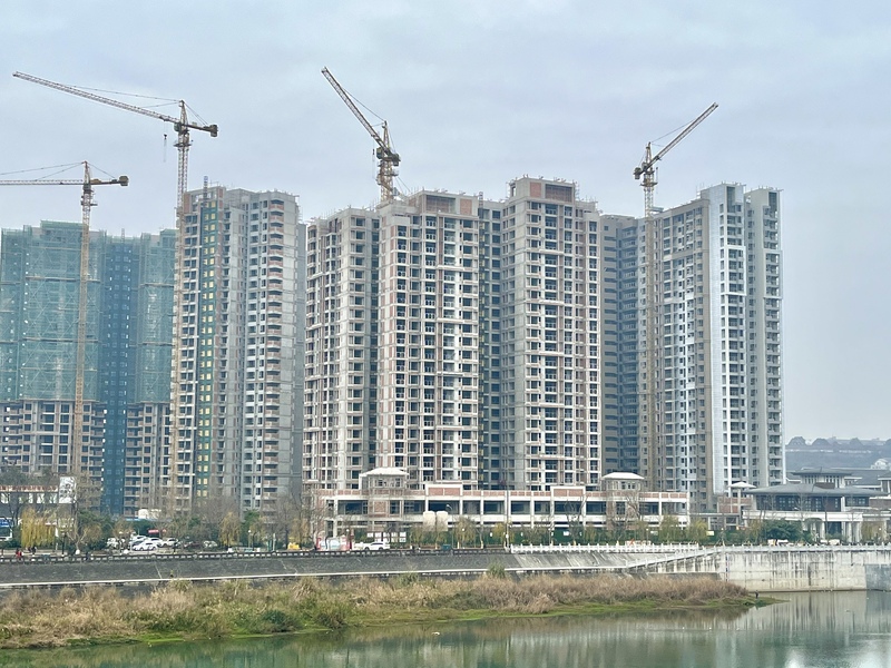 未名湖畔项目施工进度截至2021年12月31日